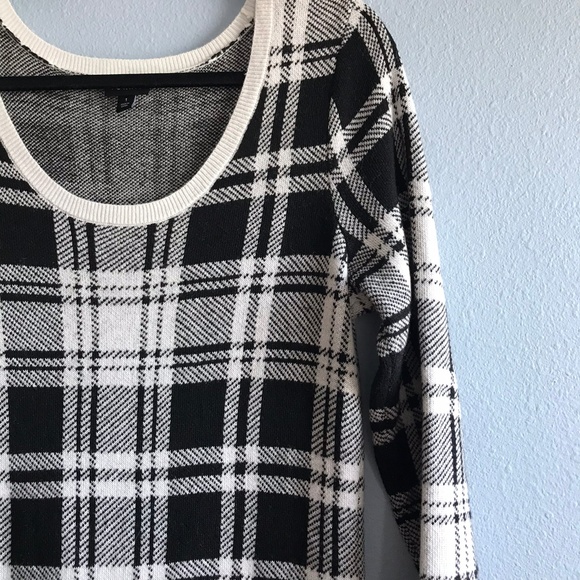 buffalo plaid sweater dress